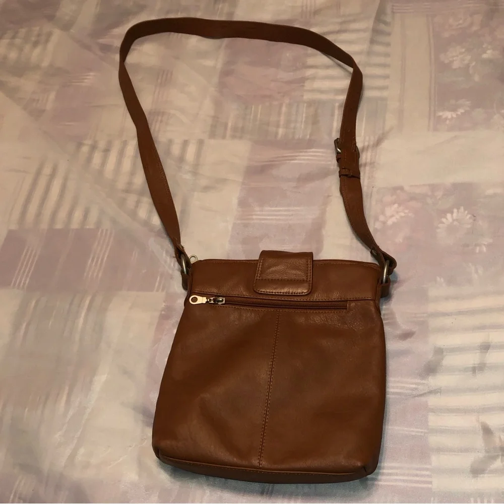 Brown Leather Crossbody Bag